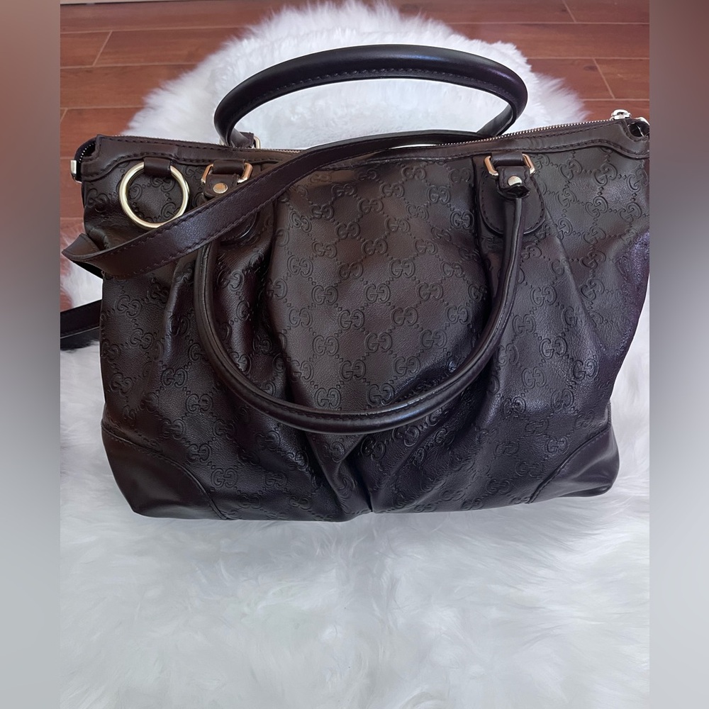 Gucci Brown Leather Women's Bag